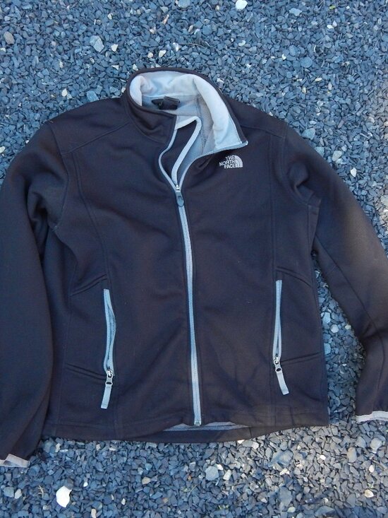 The North Face Other - The North Face Mens Full Zip Jacket Size Medium Black Waffle Grid Pattern